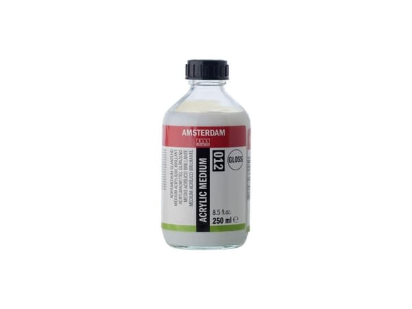 Amsterdam Acrylic medium gloss 012 flaske