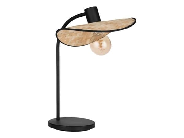 EGLO MARYWELL PÖYTÄ H465 E27 MUSTA/BAMBU