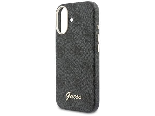 Guess 4G Script MagSafe-skal för iPhone 17 - svart