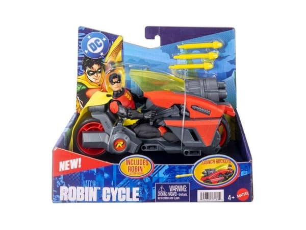 DC Universe Robin 15cm & Small Vehicle