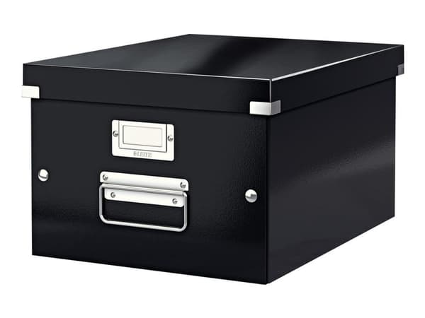 Arkivboks Click & Store Medium A4 sort