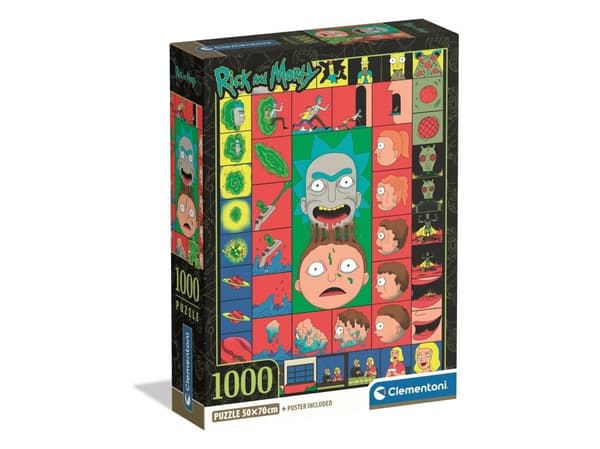 Rick &amp; Morty 3 -palapeli – Compact Box, 1000 palaa