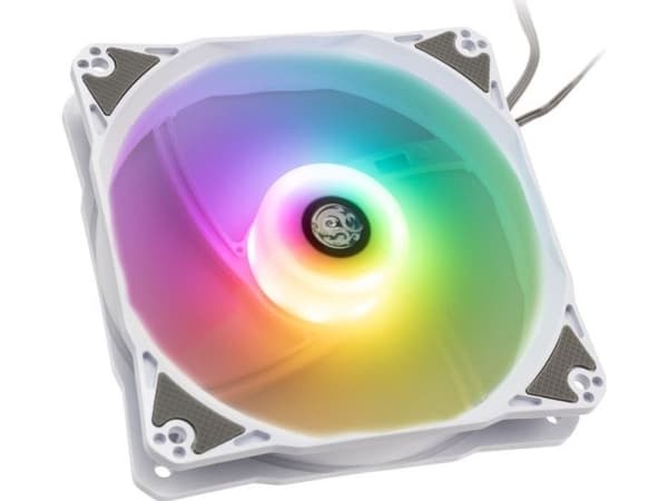Bitspower Notos 120mm ARGB vifte - hvit