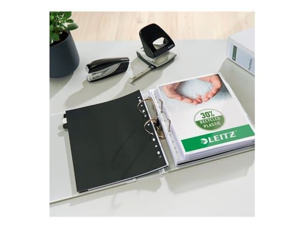 Brevmappar Leitz 180 PP A4 80mm vit - (10 st.)