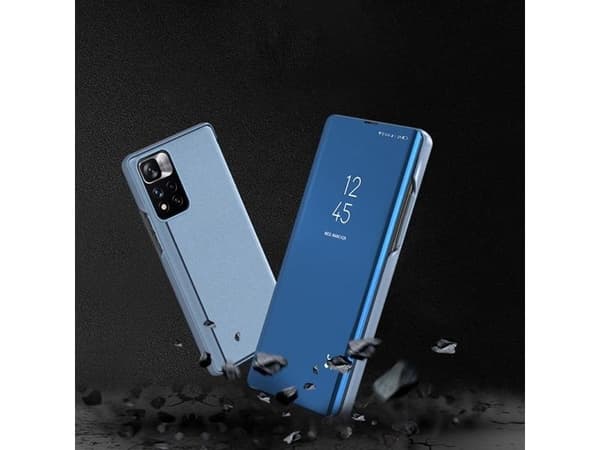 Hurtel Clear View flip-etui til Xiaomi Redmi Note 11S / Note 11 sort