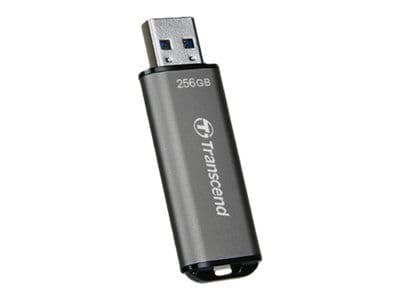 Transcend JetFlash 920 - USB flash-enhet - 256 GB - USB 3.2 Gen 1 - rymdgrå