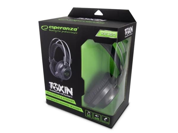 Esperanza TOXIN stereo gaming-headset med mikrofon