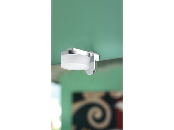 EGLO ROMENDO spotlight i krom med diffusor i satinplast