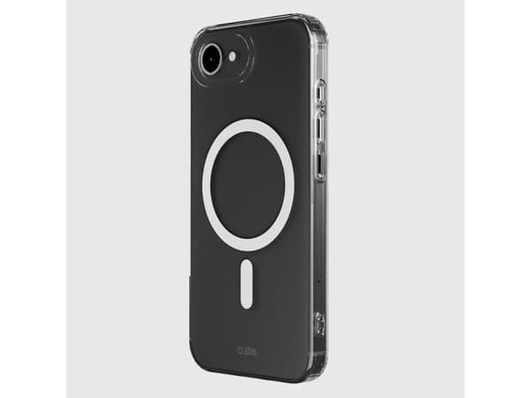 SBS Cover Light Mag Protective Case for iPhone 16e / 17e Compatible with MagSafe - Transparent