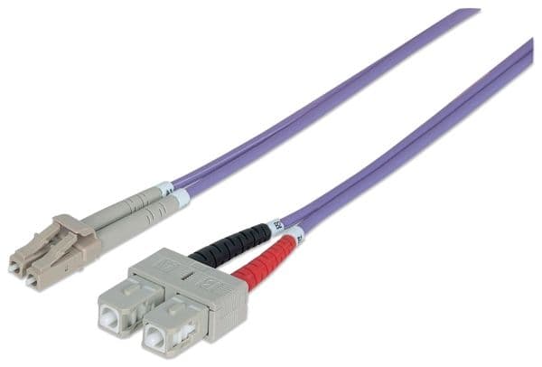 Intellinet 750936, 3 m, OM4, LC, SC