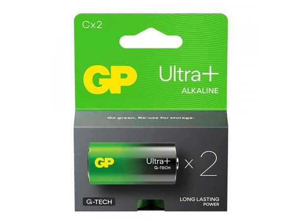 GP Ultra Plus - Paristot 2 x C - Alkalisk