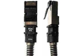 PatchSee PCI6Patch - Patchkabel - RJ-45 (han) til RJ-45 (han) - 4,9 m - FTP - CAT 6a - booted, halogenfri - sortti