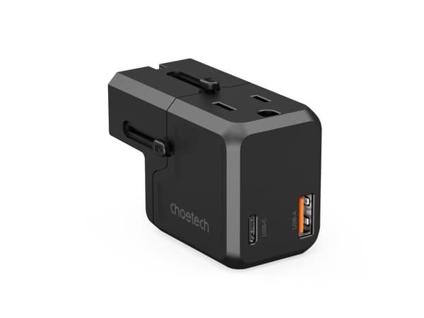 Choetech PD6038 rese­laddare USB-C USB-A 20W
