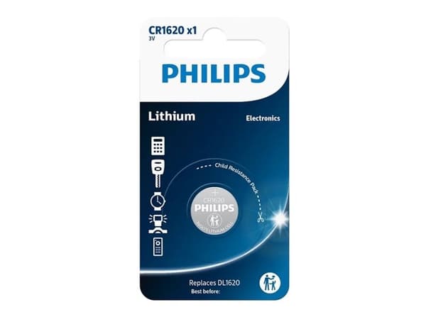 Philips CR1620 Knapcelle batteri 3V