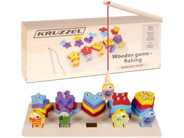 Kruzzel sorterer i tre – fisker (22565)