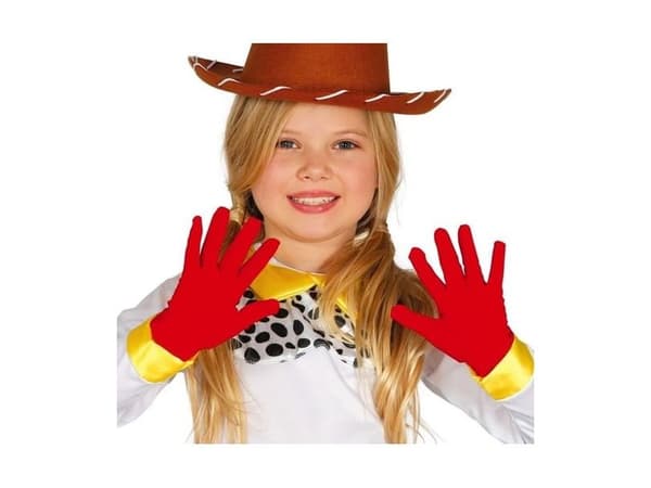 Røde korte handsker, barn