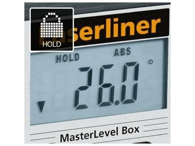 Laserliner MasterLevel Box, Linjelaser, Svart, Grå, LCD, Plast, AAA, 1,5 V