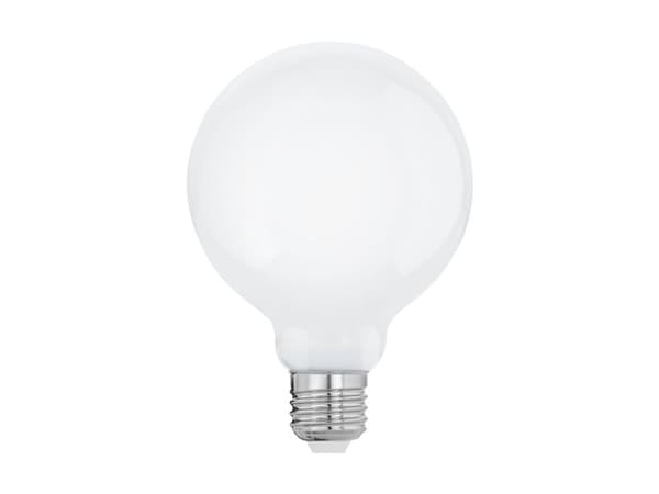 EGLO E27 LED G95 opal globelampe varmt hvitt lys