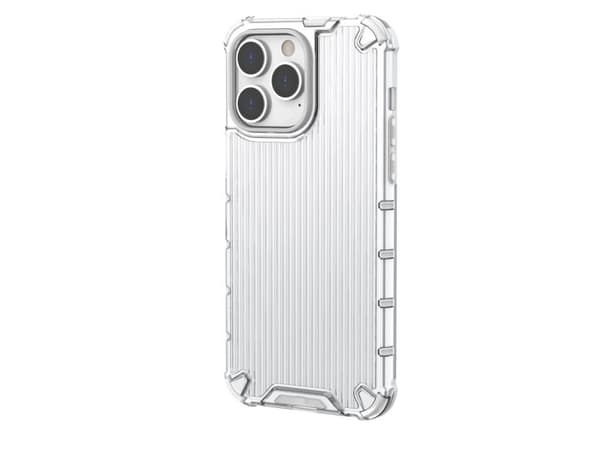 Ombre Protect-etuiet til iPhone 14 Pro Max, rosa/blå rustet