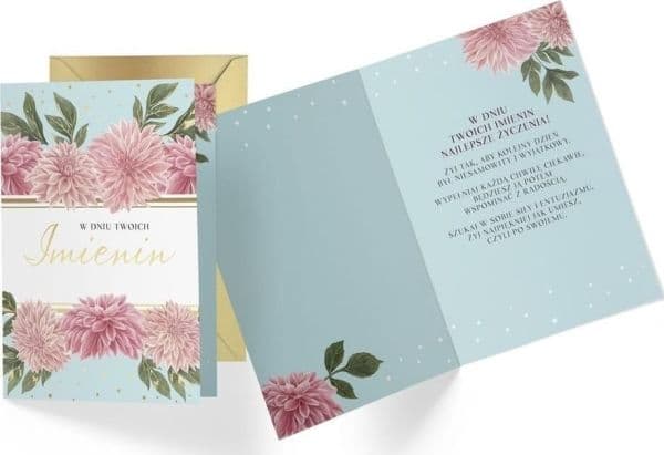 B6-kort PR-255 navnedagsblomster
