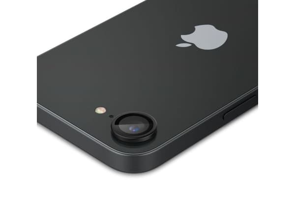 Spigen Optik Pro EZ Fit, Apple, iPhone 16e, Reptålig, Svart, Transparent, 2 styck