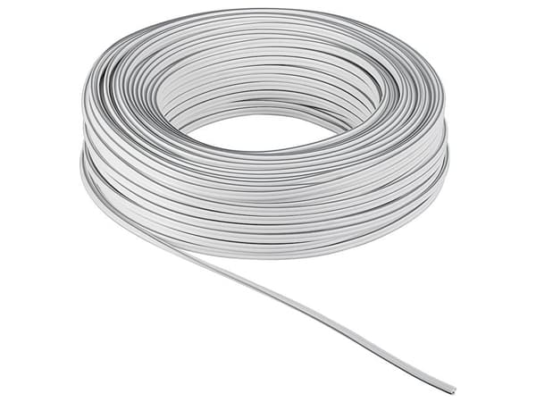 Goobay LSK 2x0.75 - 25m, 25 m, Vit