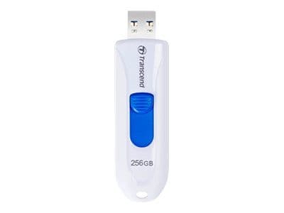 Transcend JetFlash 790 - USB flash-enhet - 256 GB - USB 3.1 Gen 1 - vit