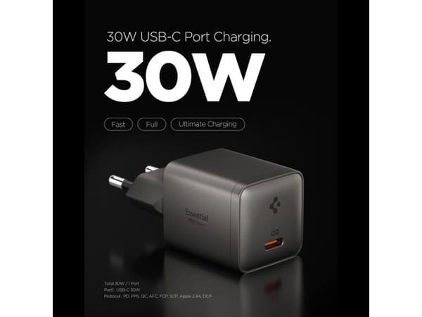 Spigen E301EU, Sisätila, AC, Harmaa