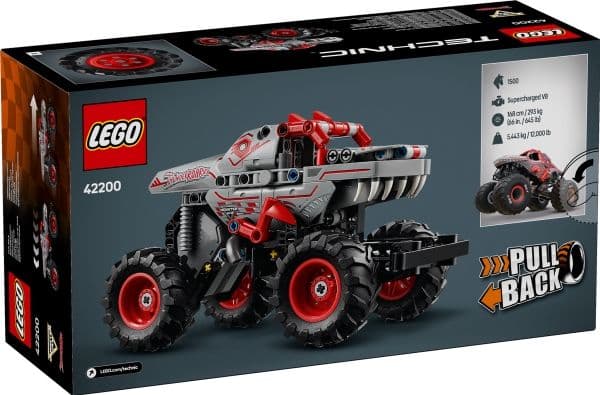 LEGO Technic 42200 Monster Jam™ ThunderROARus™ med pullback-funksjon