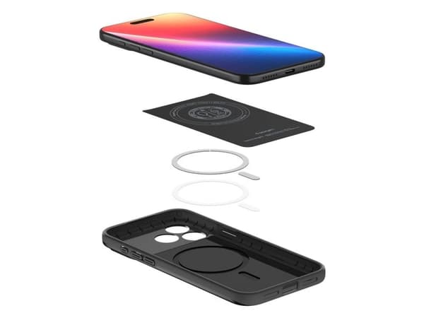 Spigen ACS10339, Suojus, Apple, iPhone 17, 16 cm (6.3"), musta