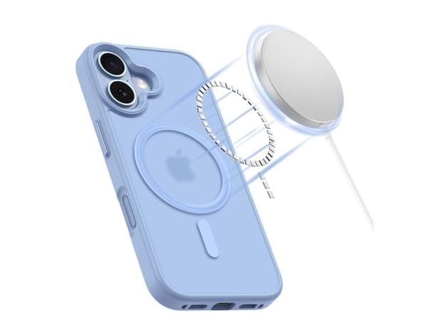 Tech-Protect MagMat MagSafe-skydd till iPhone 17 - blå