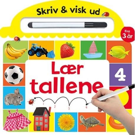 Skriv og visk ut – lær tallene