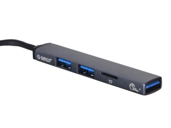 ORICO HUB USB-C 3X USB-A, MICROSD-LUKIJA, 5 GBIT/S