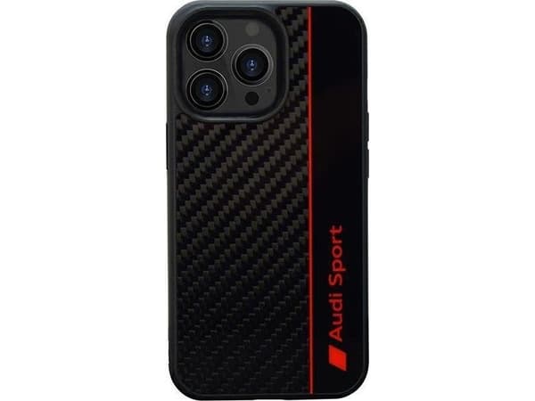 Audi Kolfiber Stripe iPhone 13 Pro / 13 6,1" hårddiskfodral - sortera/sortera