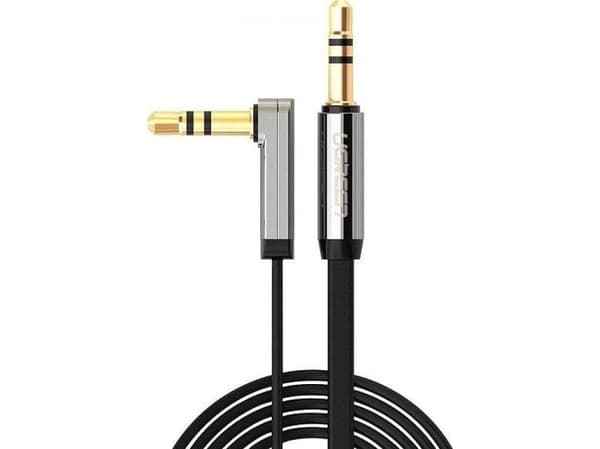 Ugreen 10599, 3.5mm, Hankjønn, 3.5mm, Hankjønn, 2 m, Sort