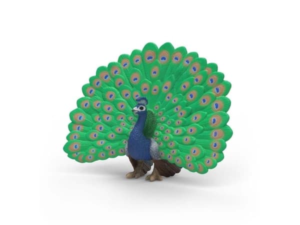 Schleich påfågel