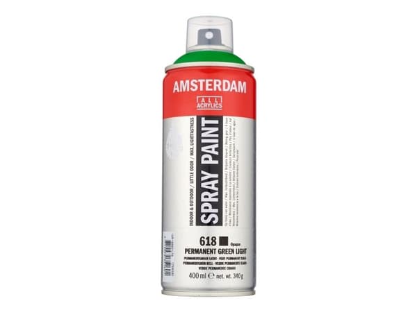 Amsterdam spraymaling permanent grønn lys 618