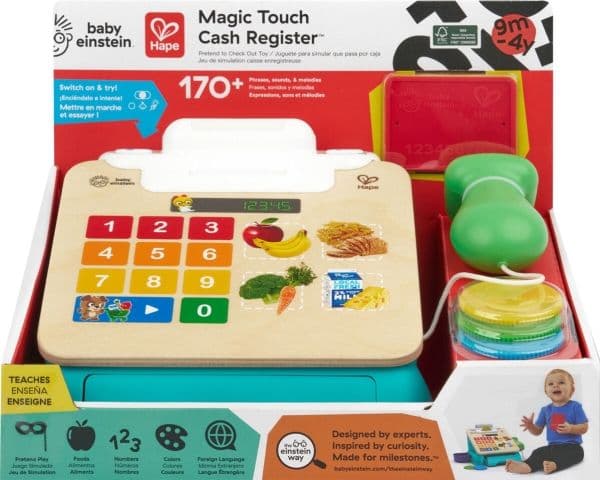Hape Magic Touch kasseapparat DK/NO/SE