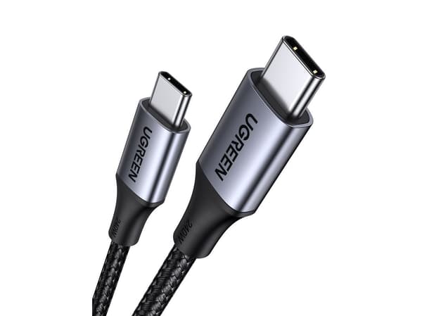 USB-C-USB-C-kaapeli UGREEN 15311, 1 m (harmaa)