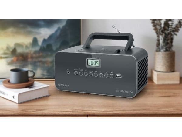 Muse M-28 DG, 1,4 kg, Sort, Bærbar CD-spiller