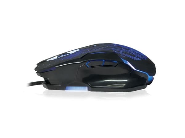 LogiLink ID0137, Ambidextrous, Optisk, USB Typ-A, 2400 dpi, Sortera