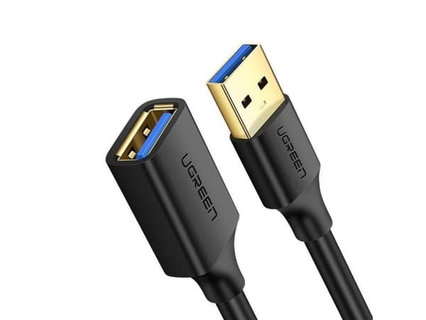 USB 3.0 skjøtekabel UGREEN 0,5m (svart)