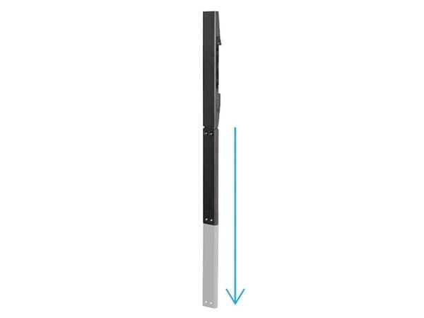 B-TECH System X BT7031 - Monteringskomponent (accessory mounting arm) - justerbar - för platt panel - svart