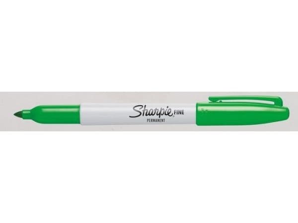 Sharpie Fine Point, Grön, Fin spets, Multifärg, Fin, Multi, papper, Plast, AP