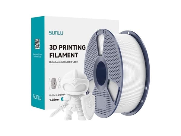 Sunlu PLA+ filament (hvit)