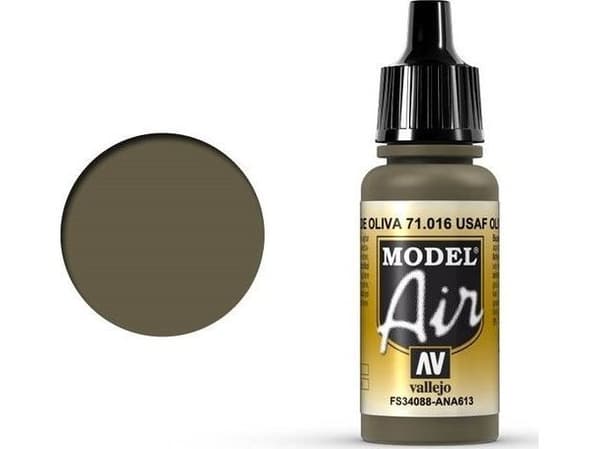 Vallejo 71.016, 17 ml, Oliven, Matte, Flaske