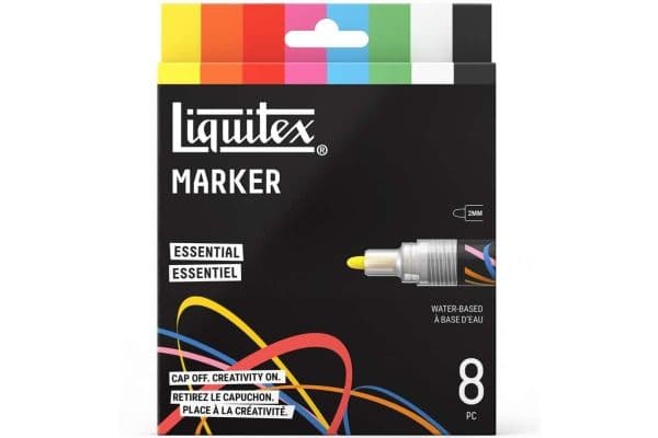 LQX marker essentials-set 2 mm x 8 st. blandat