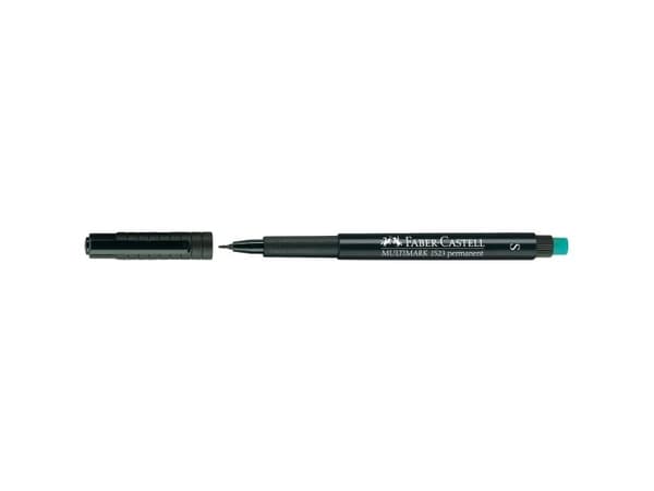 Permanent marker Faber-Castell, multi, superfine, sort
