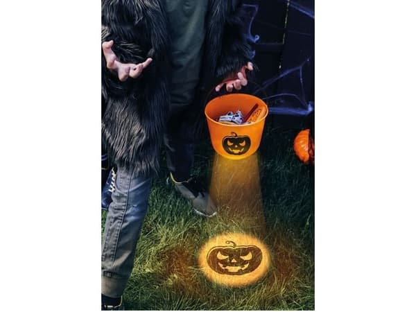 Trick or Treat spand med lys
