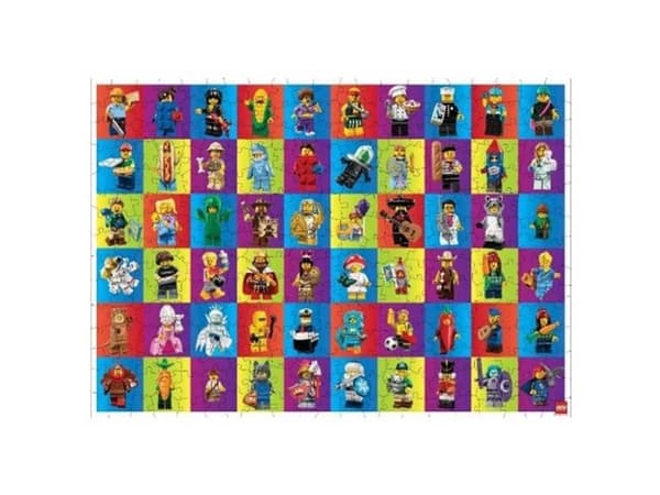 LEGO Minifigures Collage 1 puslespill 500 brikker